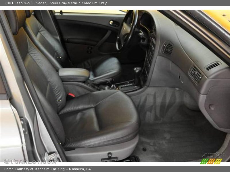 Steel Gray Metallic / Medium Gray 2001 Saab 9-5 SE Sedan