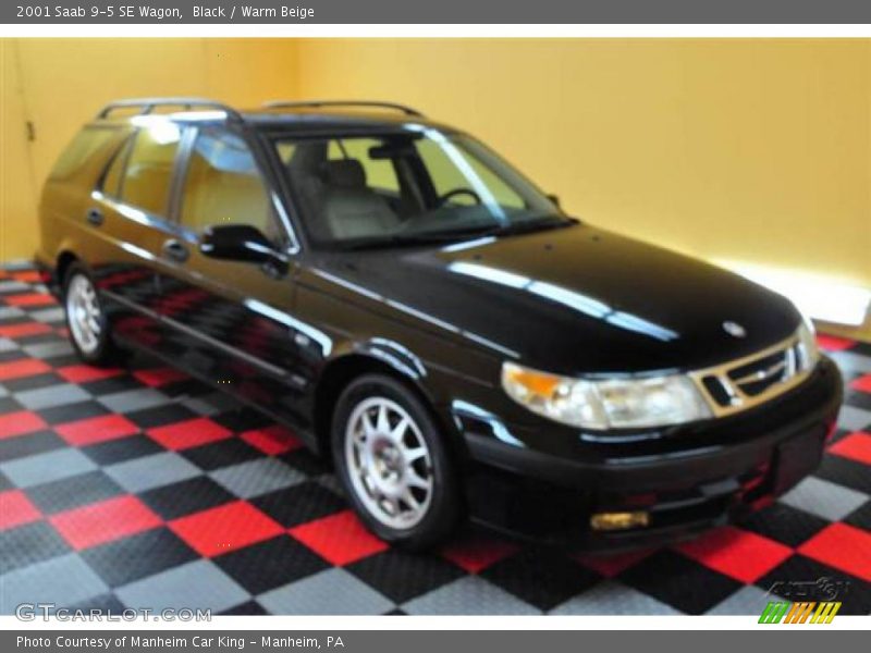 Black / Warm Beige 2001 Saab 9-5 SE Wagon