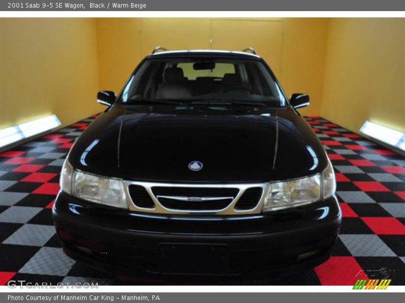 Black / Warm Beige 2001 Saab 9-5 SE Wagon