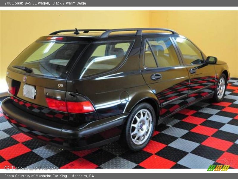 Black / Warm Beige 2001 Saab 9-5 SE Wagon