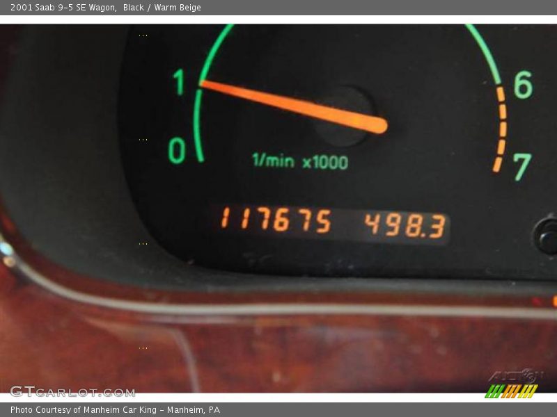 Black / Warm Beige 2001 Saab 9-5 SE Wagon