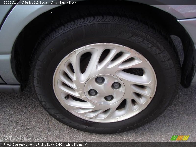 Silver Blue / Black 2002 Saturn S Series SL2 Sedan
