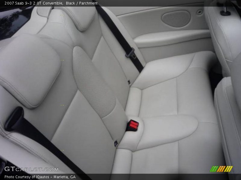 Black / Parchment 2007 Saab 9-3 2.0T Convertible
