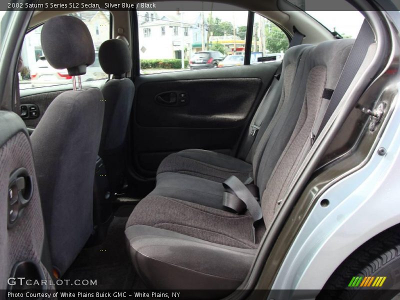 Silver Blue / Black 2002 Saturn S Series SL2 Sedan