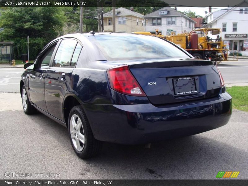 Deep Blue / Gray 2007 Saturn ION 2 Sedan