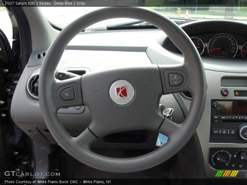 Deep Blue / Gray 2007 Saturn ION 2 Sedan