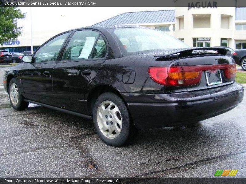 Blackberry / Gray 2000 Saturn S Series SL2 Sedan