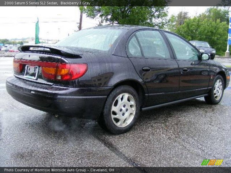 Blackberry / Gray 2000 Saturn S Series SL2 Sedan