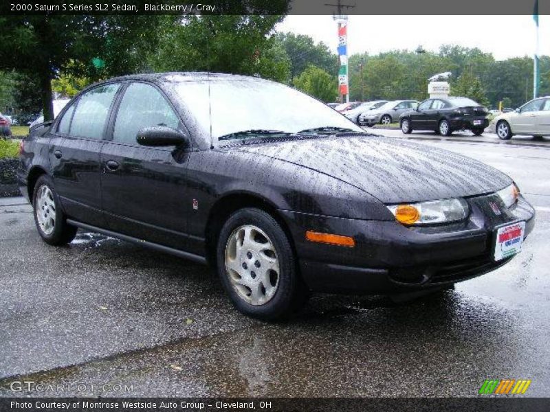 Blackberry / Gray 2000 Saturn S Series SL2 Sedan