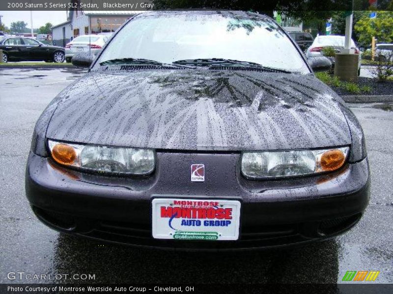 Blackberry / Gray 2000 Saturn S Series SL2 Sedan