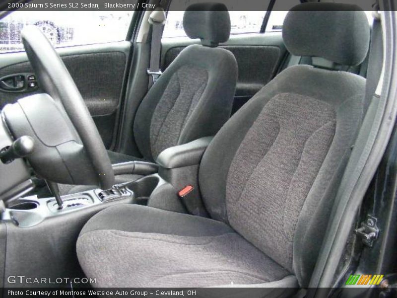 Blackberry / Gray 2000 Saturn S Series SL2 Sedan