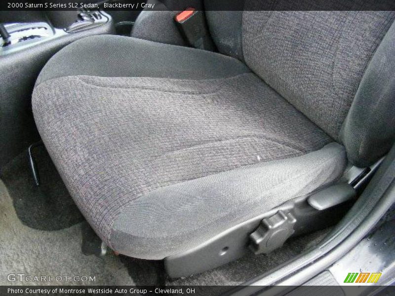 Blackberry / Gray 2000 Saturn S Series SL2 Sedan