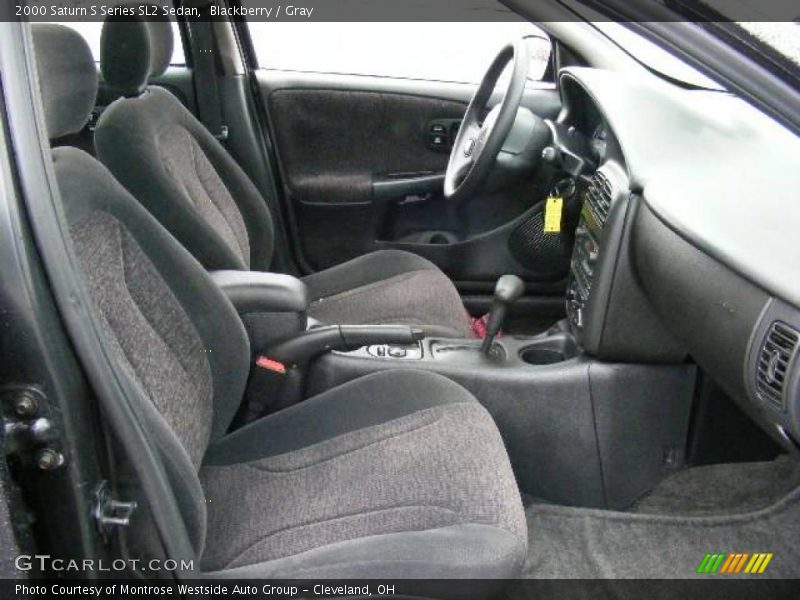 Blackberry / Gray 2000 Saturn S Series SL2 Sedan