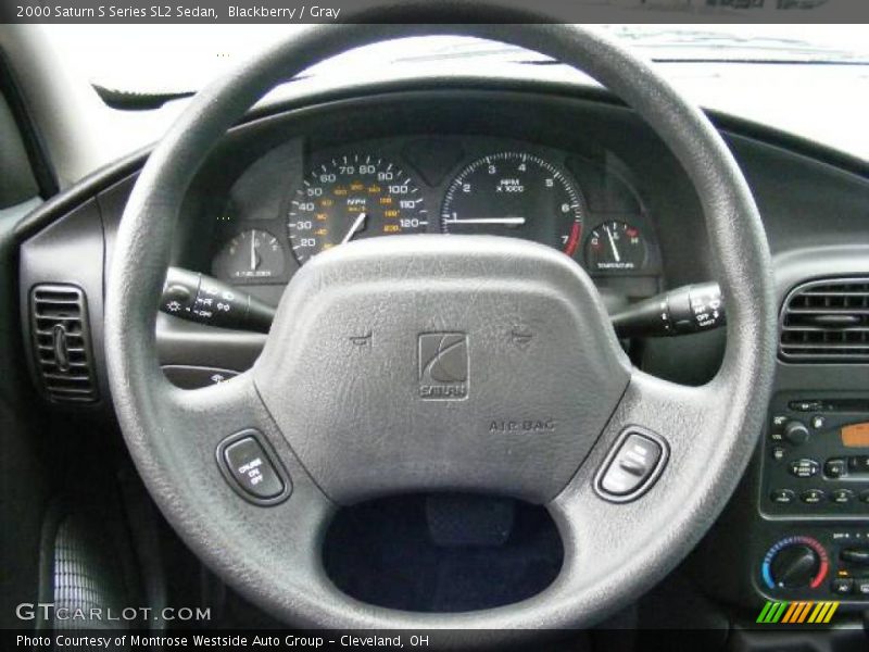 Blackberry / Gray 2000 Saturn S Series SL2 Sedan