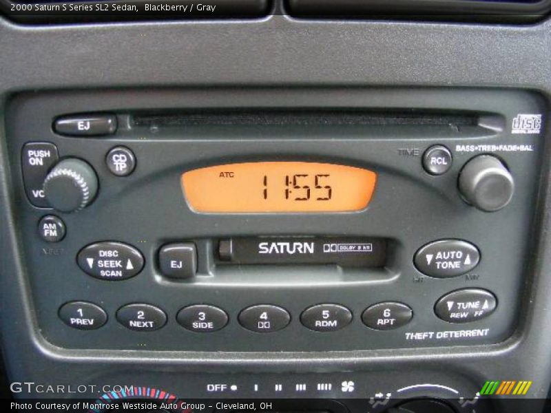 Blackberry / Gray 2000 Saturn S Series SL2 Sedan