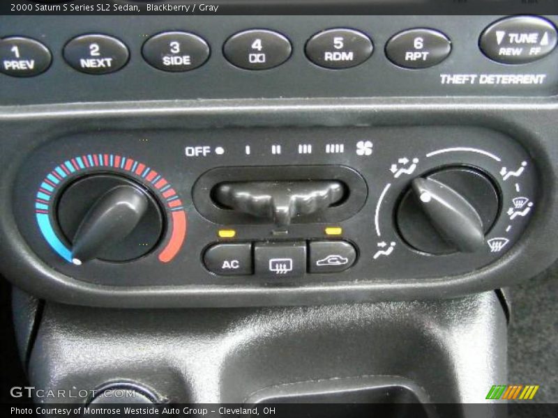 Blackberry / Gray 2000 Saturn S Series SL2 Sedan