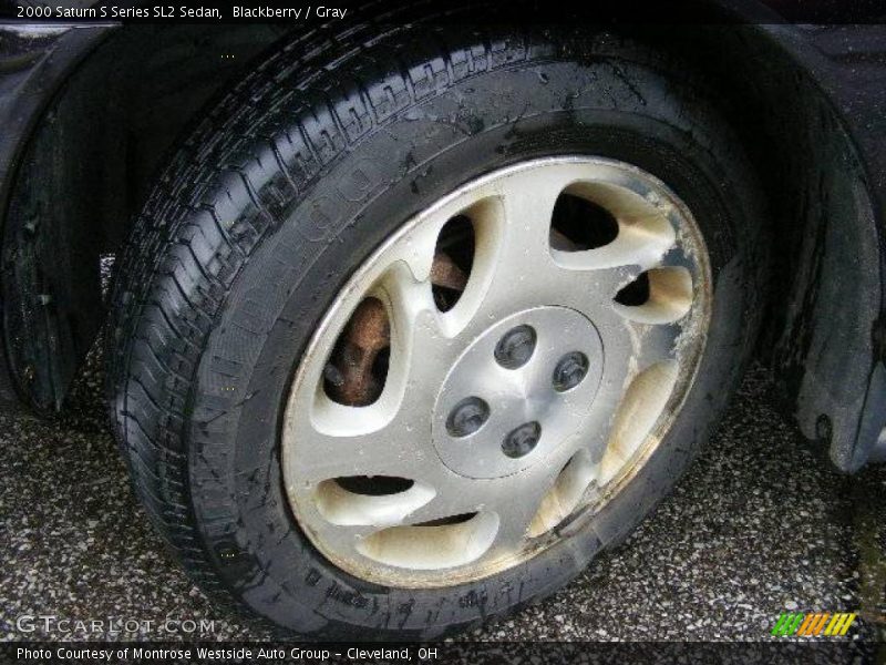 Blackberry / Gray 2000 Saturn S Series SL2 Sedan