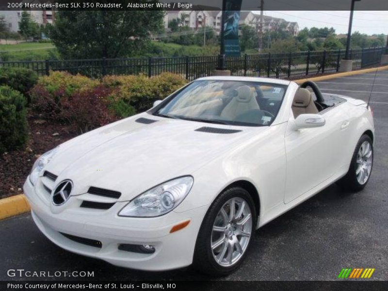 Alabaster White / Beige 2006 Mercedes-Benz SLK 350 Roadster