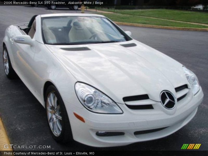 Alabaster White / Beige 2006 Mercedes-Benz SLK 350 Roadster