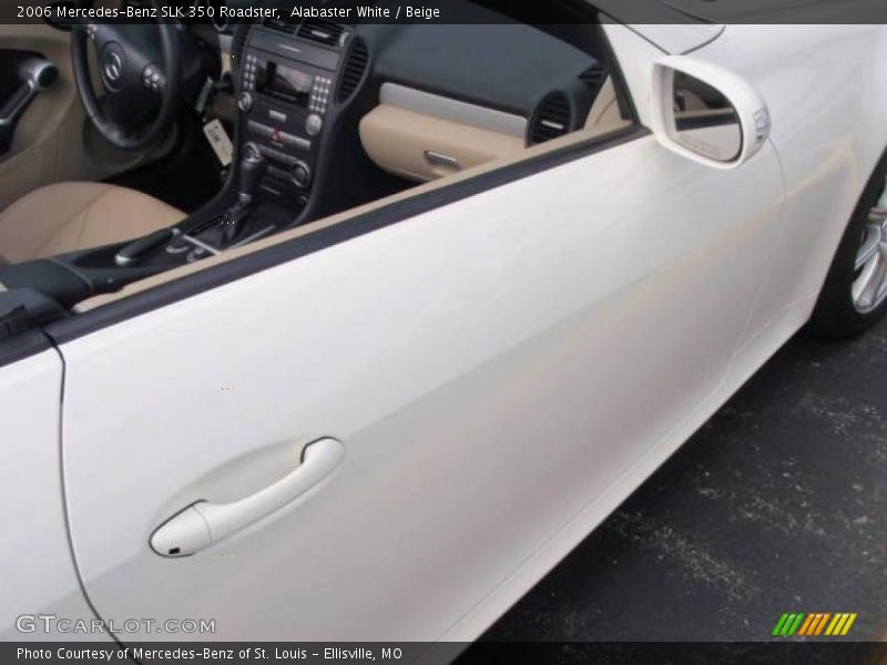 Alabaster White / Beige 2006 Mercedes-Benz SLK 350 Roadster