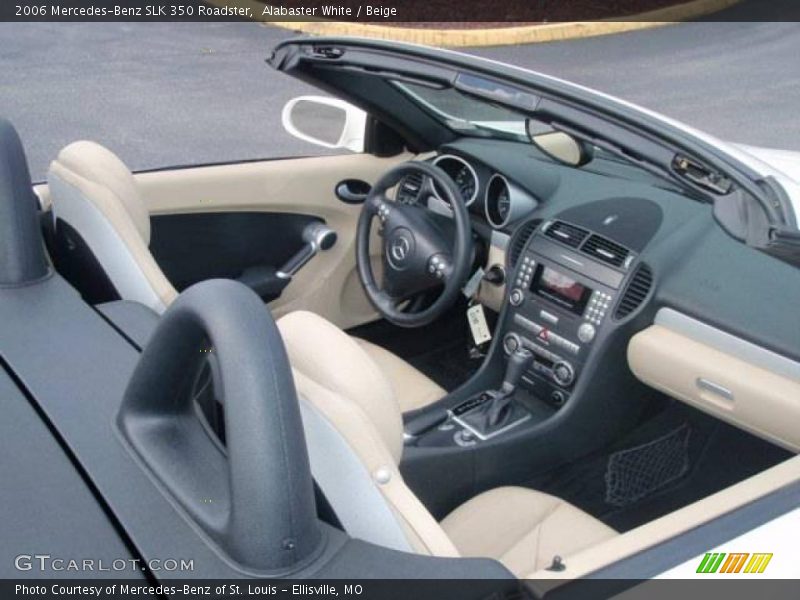 Alabaster White / Beige 2006 Mercedes-Benz SLK 350 Roadster