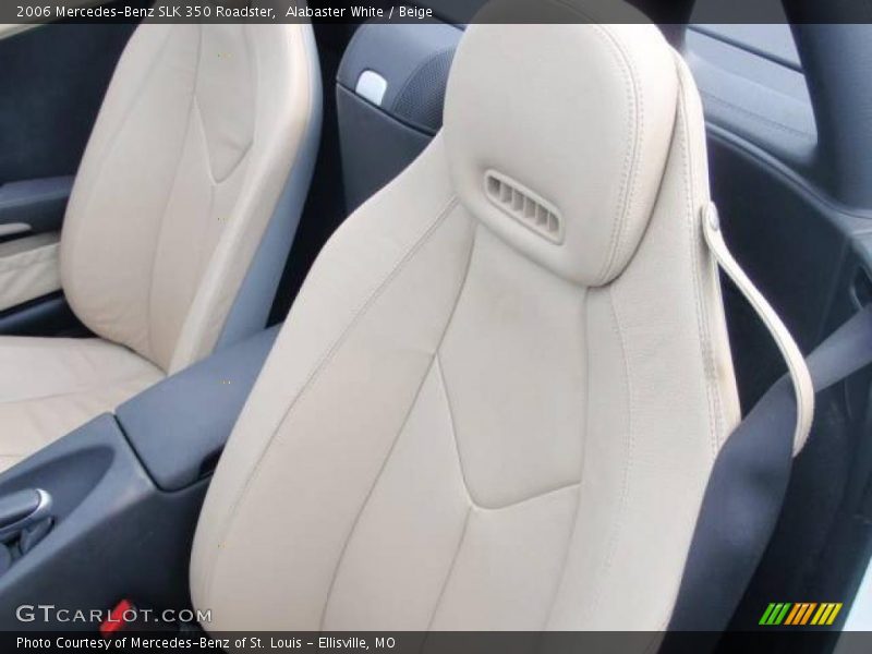 Alabaster White / Beige 2006 Mercedes-Benz SLK 350 Roadster