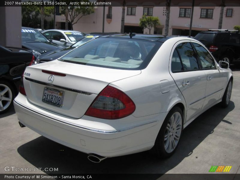Arctic White / Cashmere 2007 Mercedes-Benz E 350 Sedan