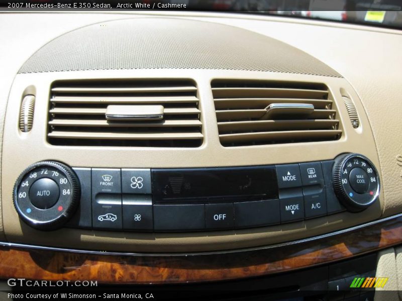 Arctic White / Cashmere 2007 Mercedes-Benz E 350 Sedan