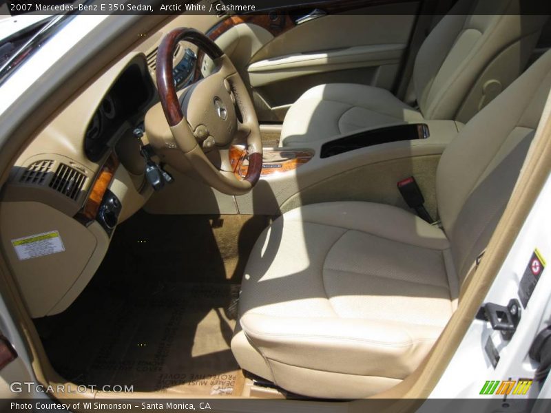 Arctic White / Cashmere 2007 Mercedes-Benz E 350 Sedan