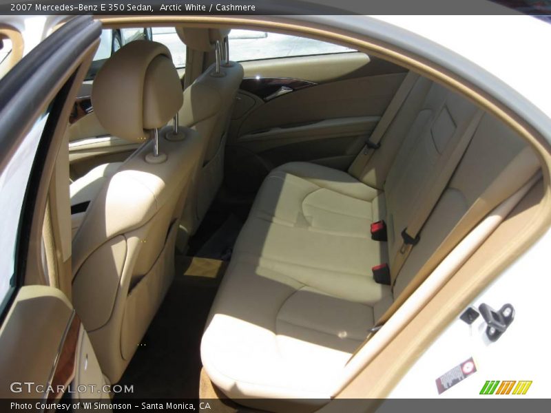 Arctic White / Cashmere 2007 Mercedes-Benz E 350 Sedan