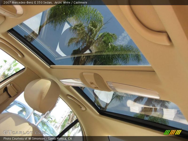 Arctic White / Cashmere 2007 Mercedes-Benz E 350 Sedan