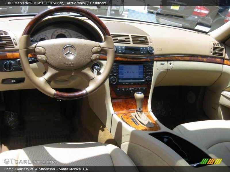 Arctic White / Cashmere 2007 Mercedes-Benz E 350 Sedan