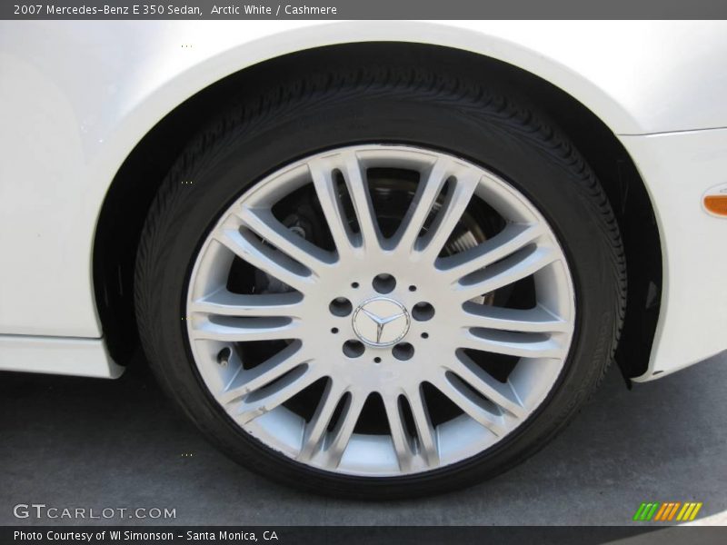 Arctic White / Cashmere 2007 Mercedes-Benz E 350 Sedan
