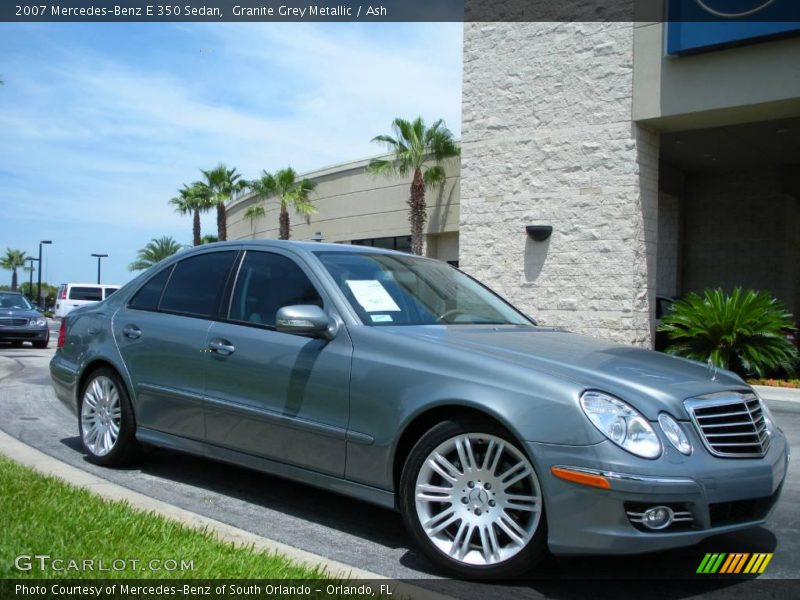 Granite Grey Metallic / Ash 2007 Mercedes-Benz E 350 Sedan