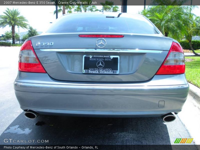 Granite Grey Metallic / Ash 2007 Mercedes-Benz E 350 Sedan