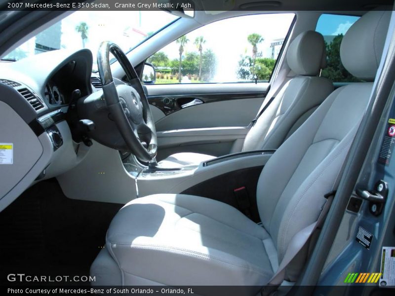 Granite Grey Metallic / Ash 2007 Mercedes-Benz E 350 Sedan