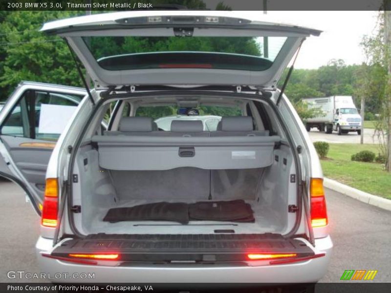 Titanium Silver Metallic / Black 2003 BMW X5 3.0i