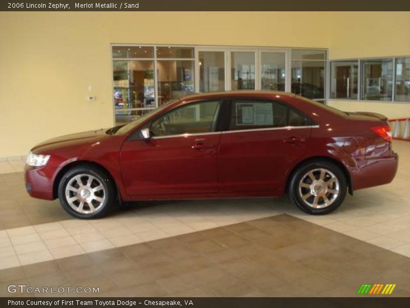 Merlot Metallic / Sand 2006 Lincoln Zephyr