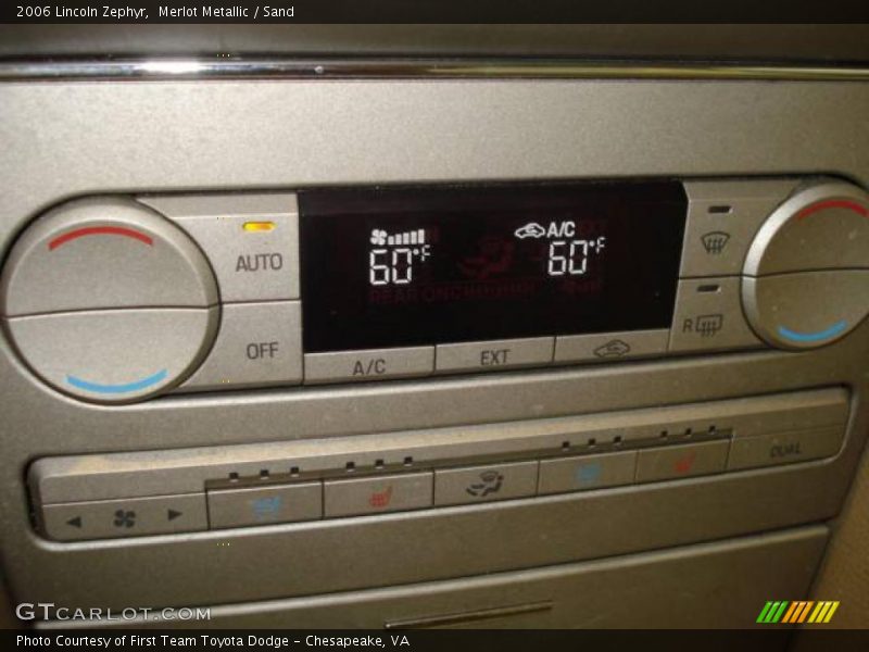 Merlot Metallic / Sand 2006 Lincoln Zephyr
