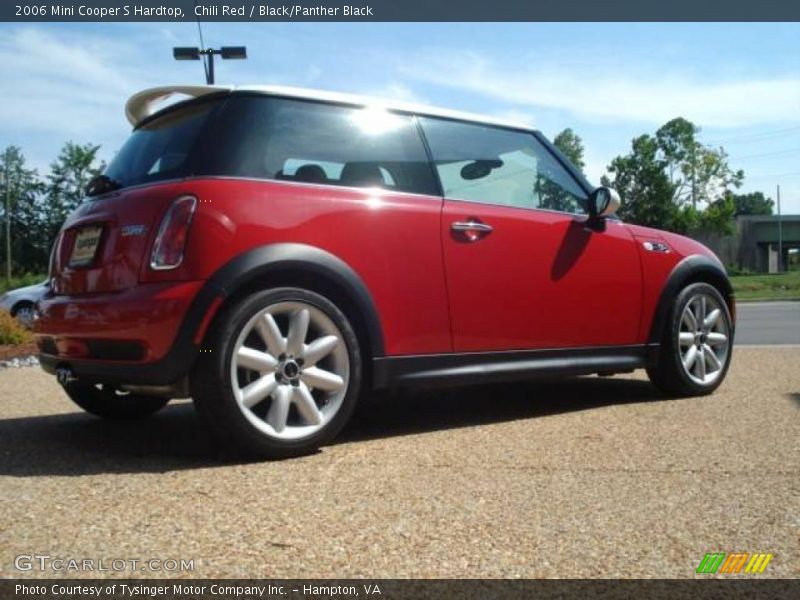 Chili Red / Black/Panther Black 2006 Mini Cooper S Hardtop