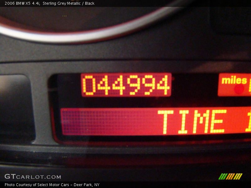 Sterling Grey Metallic / Black 2006 BMW X5 4.4i