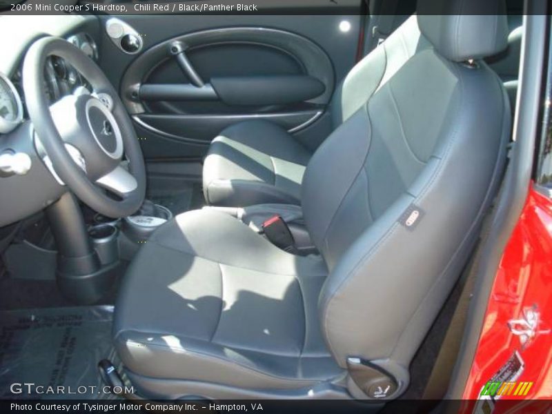 Chili Red / Black/Panther Black 2006 Mini Cooper S Hardtop