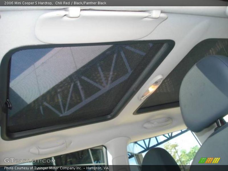 Chili Red / Black/Panther Black 2006 Mini Cooper S Hardtop