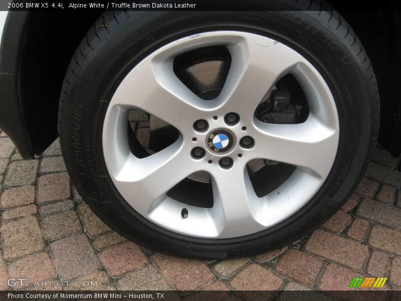 Alpine White / Truffle Brown Dakota Leather 2006 BMW X5 4.4i