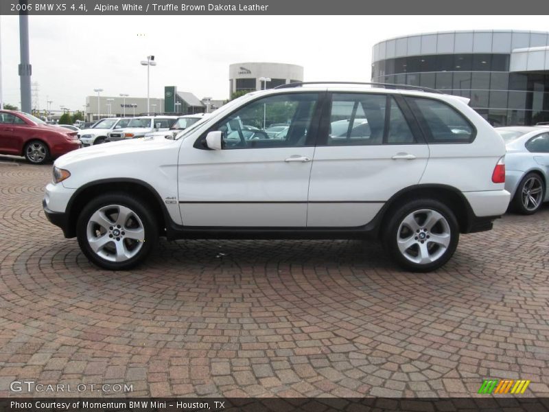 Alpine White / Truffle Brown Dakota Leather 2006 BMW X5 4.4i