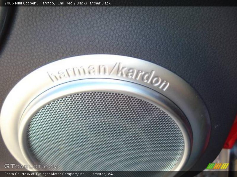 Chili Red / Black/Panther Black 2006 Mini Cooper S Hardtop