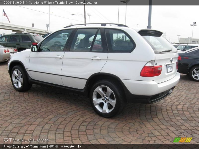 Alpine White / Truffle Brown Dakota Leather 2006 BMW X5 4.4i