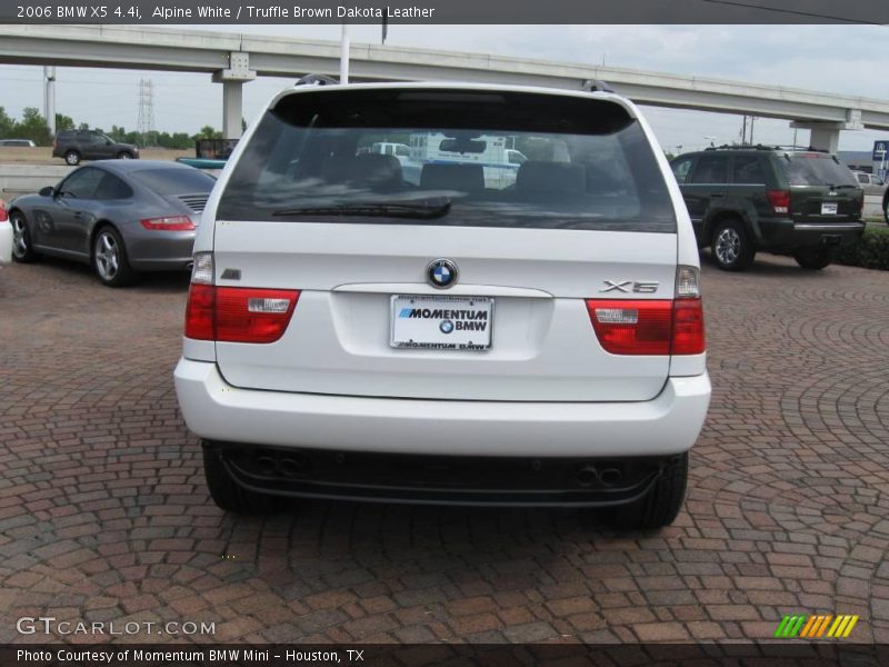 Alpine White / Truffle Brown Dakota Leather 2006 BMW X5 4.4i