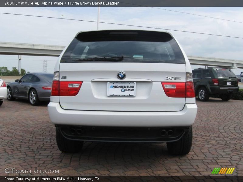 Alpine White / Truffle Brown Dakota Leather 2006 BMW X5 4.4i