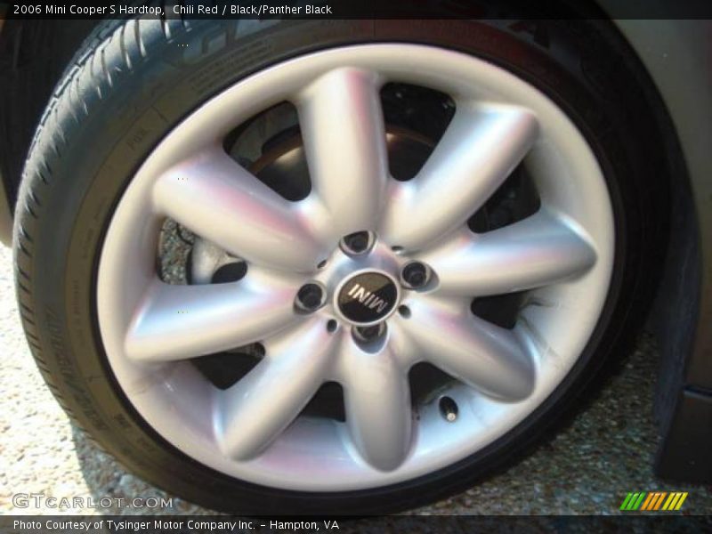 Chili Red / Black/Panther Black 2006 Mini Cooper S Hardtop